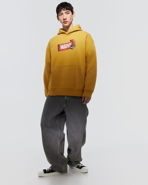 Hoodie h&m yellow sale