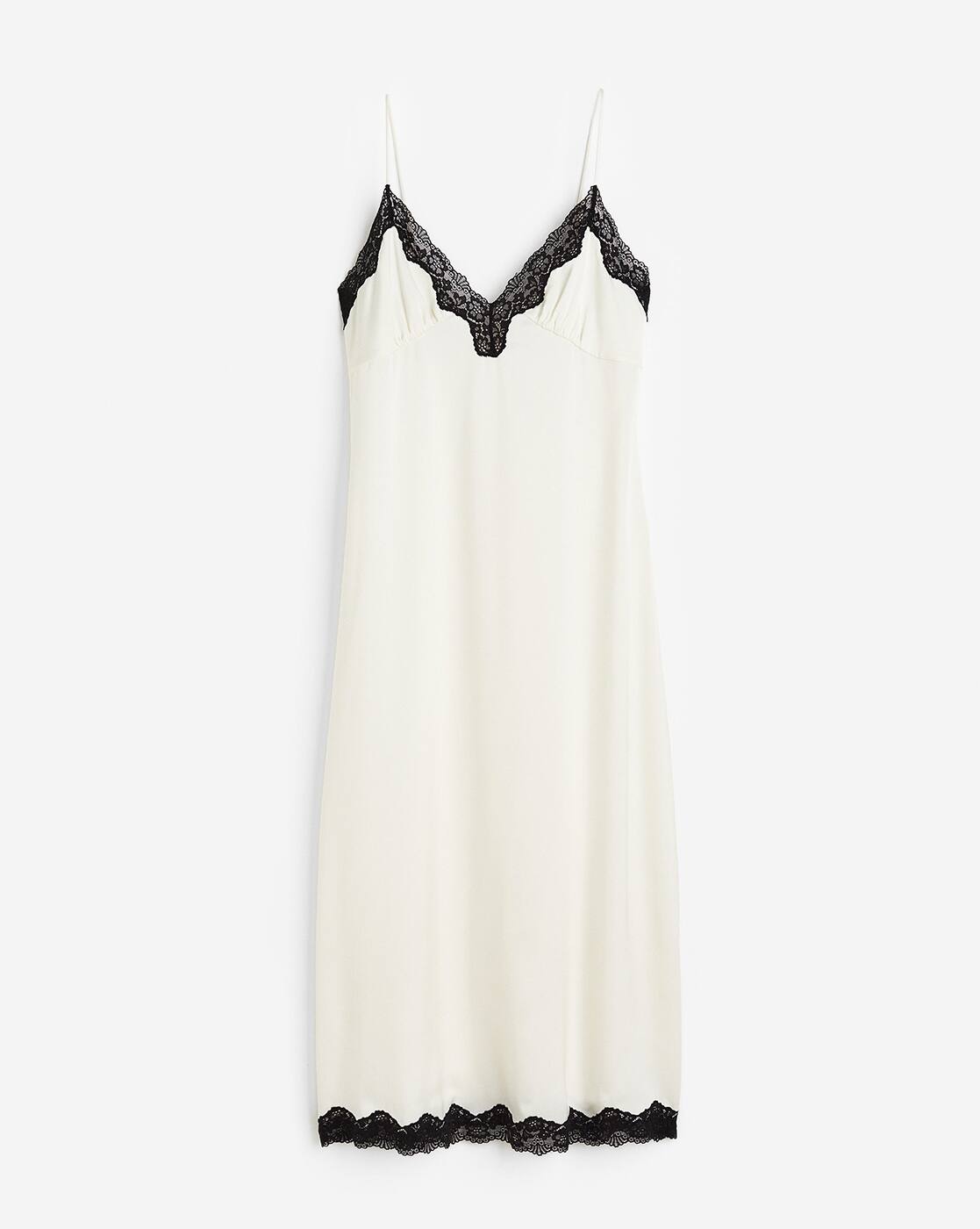 Women Lace-Trimmed Slip Dress