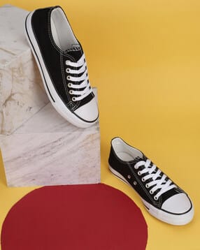 Women Regular Fit Lace-Up Sneakers-image-5
