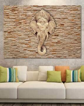 saf Lord Ganesh Rectangular-Shaped 3D Wall Art-picture-20