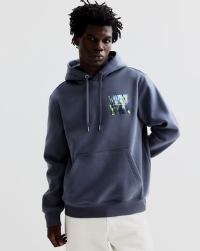 Buy Grey Sweatshirt Hoodies for Men by H M Online Ajio