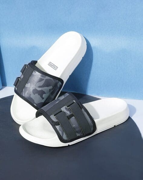Camouflage Print Slides Flip Flops