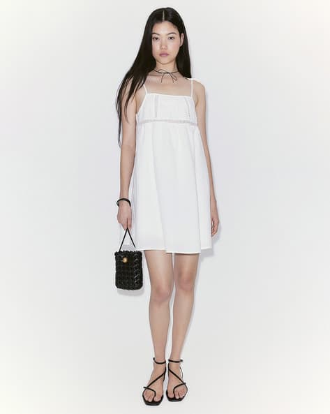 Buy White Dresses for Women by H&M Online | Ajio.com Buy White Dresses for Women by H&M Online | Ajio.com