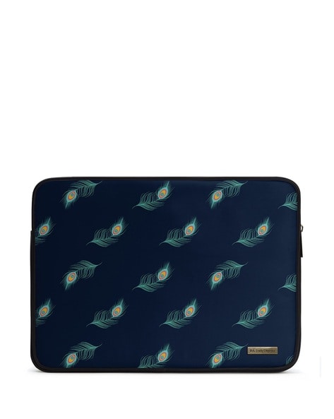 Men Graphic Print Messenger Laptop Sleeve