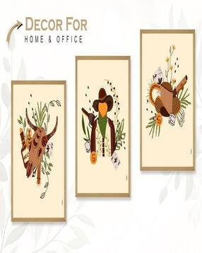 saf Set of 3 Modern Art Wall Art Paintings-picture-12