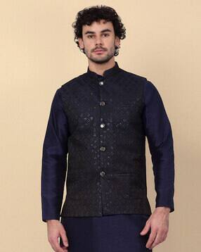 kraft india Men Embroidery Nehru Jacket-picture-34