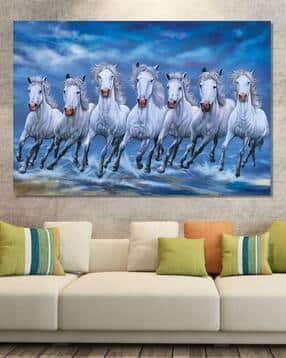 saf 7 Horses Rectangular-Shaped Wall Art-picture-27