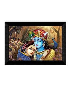 saf Radha Krishna Framed Wall Art Painting-picture-28