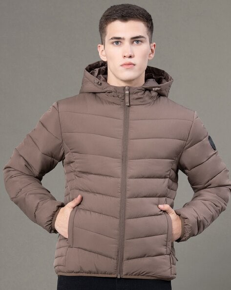 Men Quilted Regular Fit Puffer Jacket