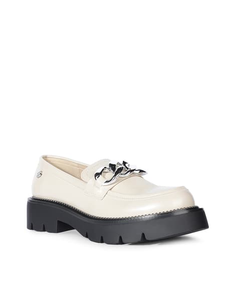 Bata Women Round-Toe Slip-On Shoes