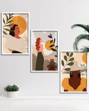 saf Set of 3 Printed Wall Art Paintings-picture-48