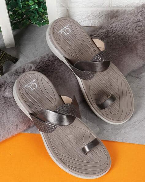 Buy Grey Flat Sandals for Women by Carlton London Online