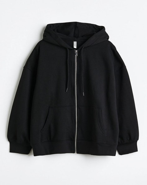 Buy Black Sweatshirt Hoodies for Women by H M Online Ajio