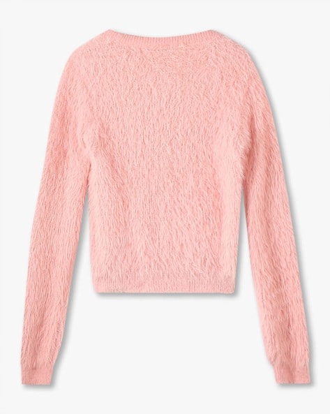 Buy Peach Sweaters Cardigans for Girls by RIO GIRLS Online