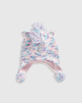 mothercare Girls Patterned Horse Trapper Hat-picture-40