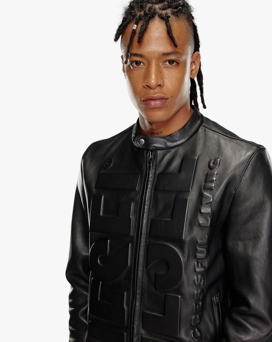 leather jacket XL 3456 Buy DIESEL L-Met-Vert Slim Fit Leather 