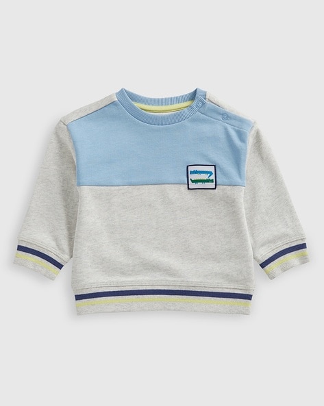 Mothercare Boys Colourblock Relaxed Fit Sweatshirt