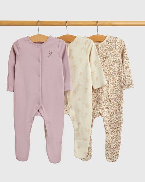 Buy Multicoloured Sleepsuits Nightsuit for Infants by Mothercare