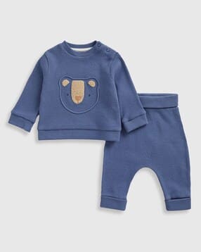 Boys Ribbed Sweatshirt & Joggers Set-image-36