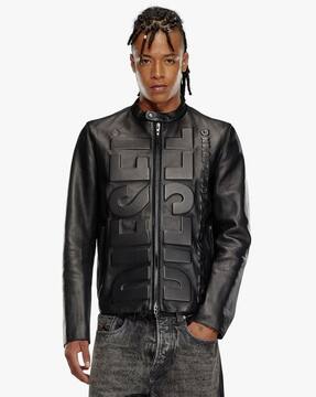 Buy DIESEL L-MET Multi Regular Jackets | Black Color Men | AJIO LUXE