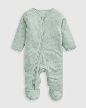 mothercare Infants Printed Cotton Sleepsuit-picture-45