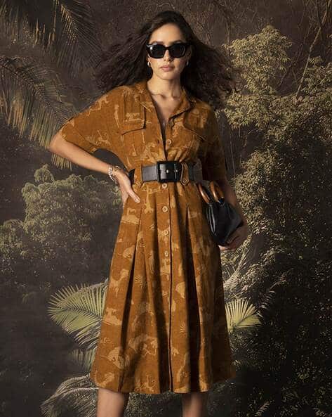 Buy Vero Moda Women Disney Print Midi Shirt Dress Online | Ajio.com