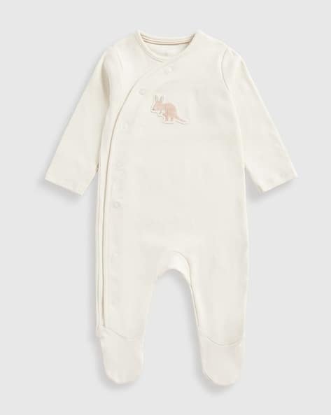 Printed Sleepsuit Mothercare Wadded Sleepsuit Buy Cream Sleepsuits
