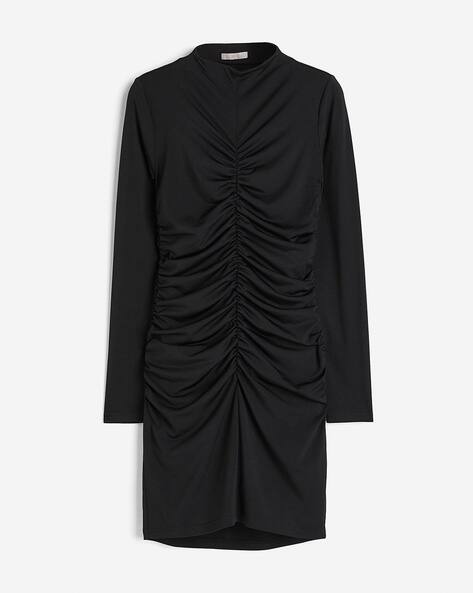 champagne sequin bodycon dress Mercedes | Champagne Sequin Boat-Neck Mini Dress With Draped Detail And Open Back main image 1