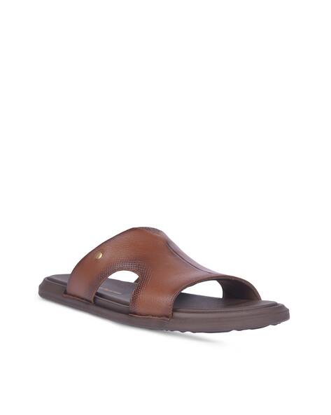 HUSH PUPPIES Men Flip Flops with Round Shaped Toes