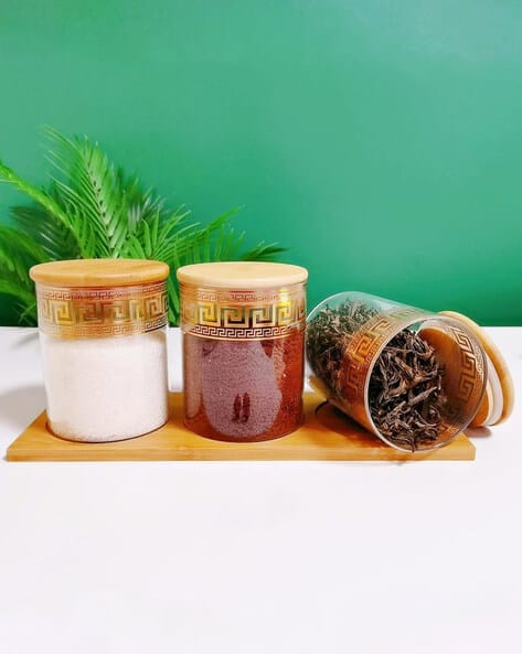 Buy Clear Gold Kitchen Organisers for Home Kitchen by The