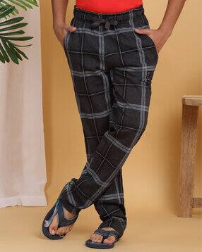 sweet dreams Men Checked Straight Track Pants-picture-13