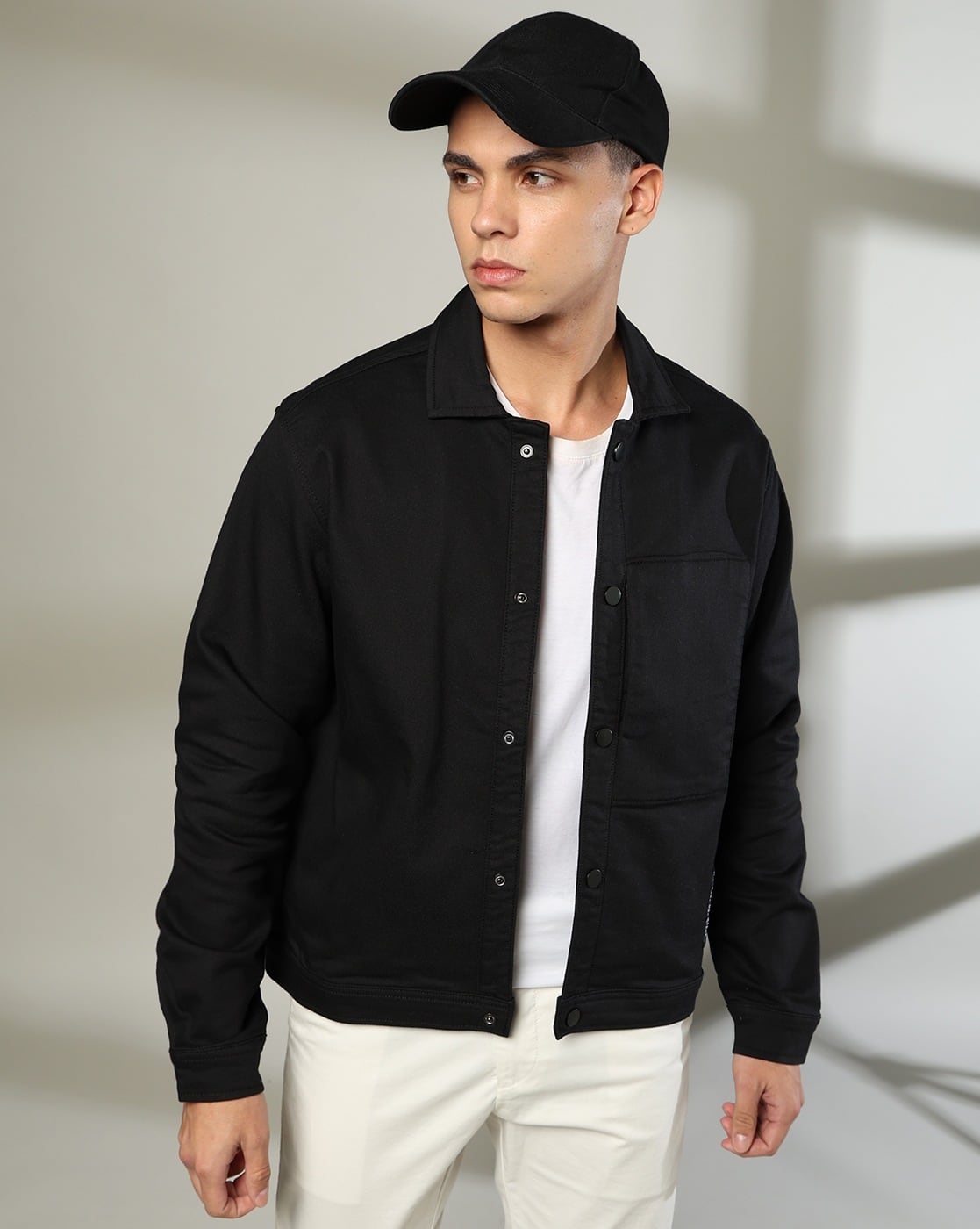 Buy Black Jackets & Coats for Men by DNMX Online | Ajio.com