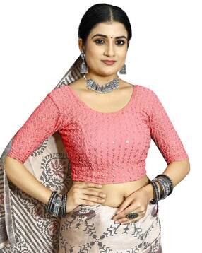 krishnvatika Women Embellished Slip-On Blouse-picture-24