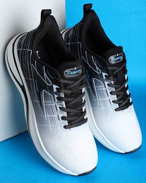 Men Round-Toe Lace-Up Running Shoes