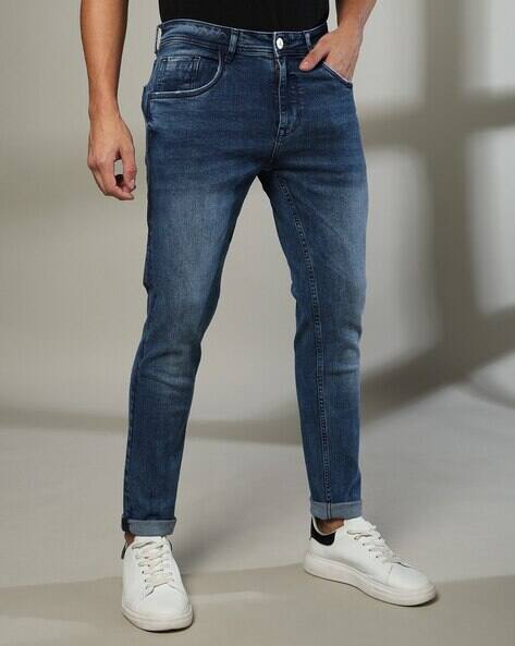 DNMX FOR TRENDS SELECT Men Mid-Wash Slim Fit Jeans