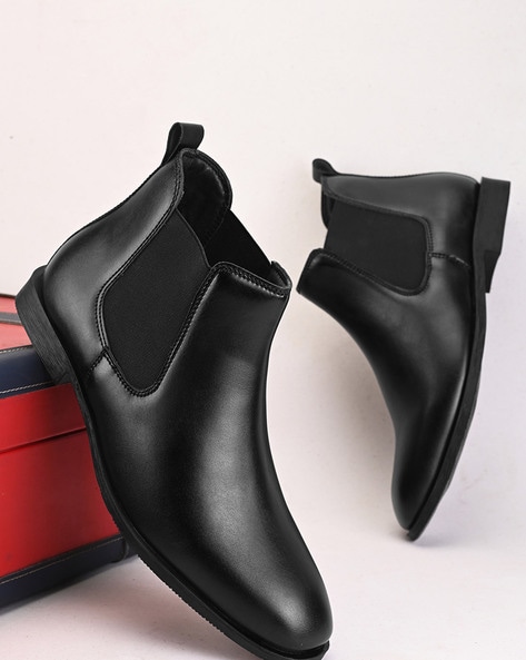 Men Slip-On Ankle-Length Chelsea Boots