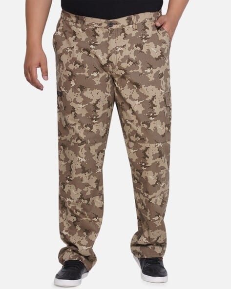 Ajio Mens Camo Cargo Joggers Men Camouflage Relaxed Fit