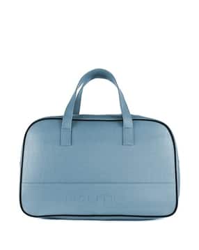 Croc-Embossed Dual Handled Duffle Bag-image-18