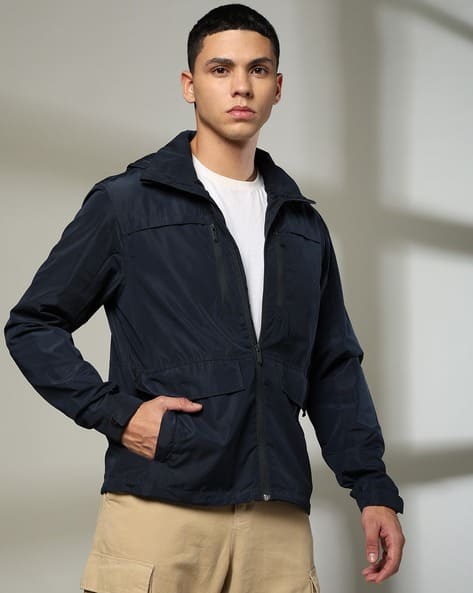 Buy Navy Blue Jackets & Coats for Men by LEE COOPER Online | Ajio.com