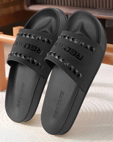 Open-Toe Slip-On Flat Slides
