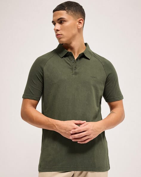 Buy Green Tshirts for Men by THE BEAR HOUSE Online