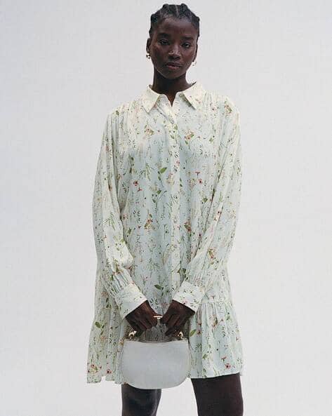 knee length dresses for ladies Women's Oversized Loose Shirt Dress main image 0