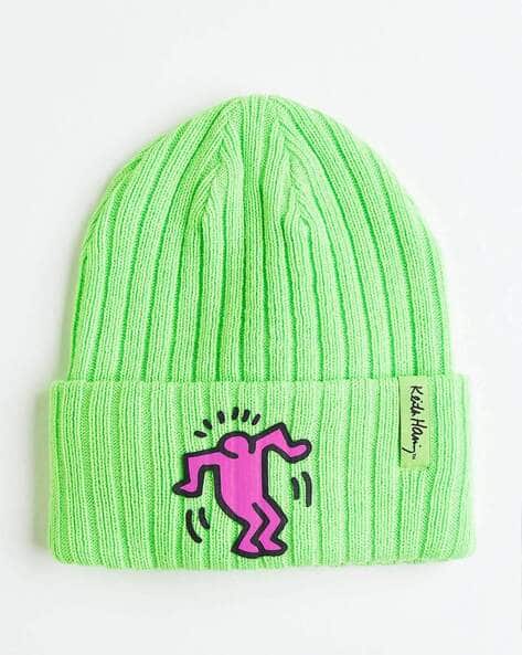 Girls Rib-Knit Beanie