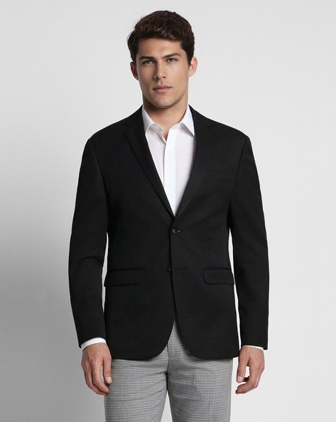 Men Single-Breasted Slim Fit Blazer