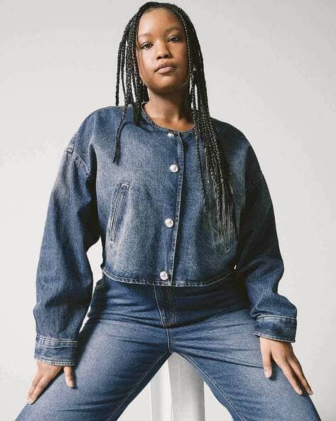 Buy Denim Blue Blazers Waistcoats for Women by H&M Online