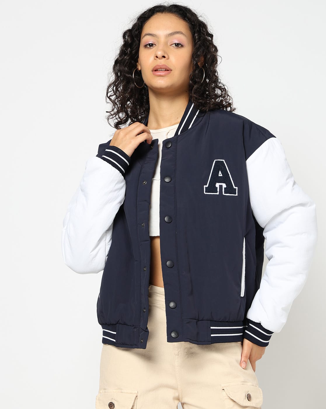 Buy Navy Blue Jackets & Coats for Women by YOUSTA Online | Ajio.com
