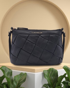 Caprese black solid handheld bag sale