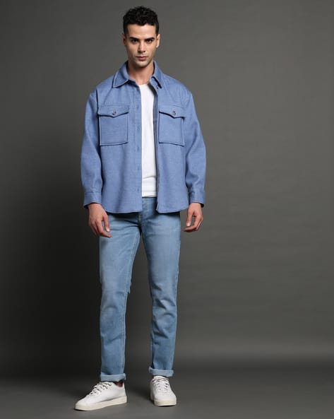SPYKAR Men Rover Heavily Washed Regular Fit Jeans