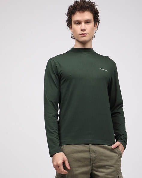 Buy Midnight Forest Green Tshirts for Men by Calvin Klein Jeans Online Ajio