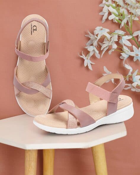 Buy Peach Flat Sandals for Women by CARLTON LONDON Online